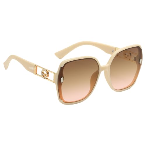 Zunishaone Sonnenbrille Frauen Trendy Style - Retro Polarisierter Metallrahmen, UV400 -Objektivgläser | Leichtes Mode Eyewear Accessoire, Stilvolle Farbtöne Für Tägliche Sport Im Freien Im Freien Im von Zunishaone