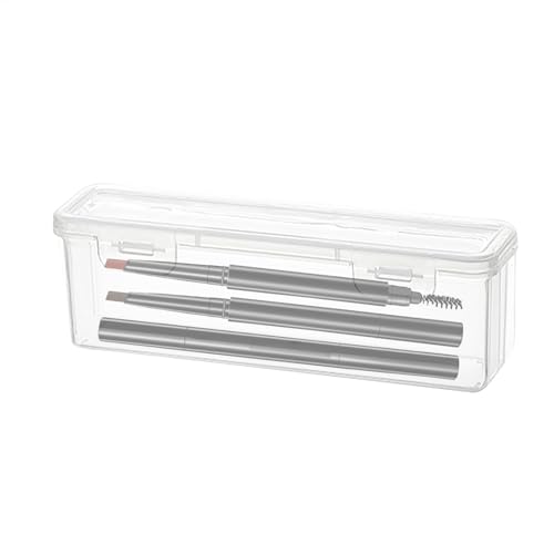 Zunishaone Transparenter Stiftehalter, transparente Stiftebox, Aufbewahrungsbox für Schublade – Schreibtisch-Organizer, robuster Organizer für Schreibwaren, Organizer, Schmal und groß, Se référer au von Zunishaone