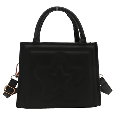 All Matching Umhängetasche Für Frau Modehandtasche Stern Geprägt Crossbody PU Leder Frauen Schulter Lässig Crossbody Große Kapazität Handtasche Kleine Quadrat von Zuoeay