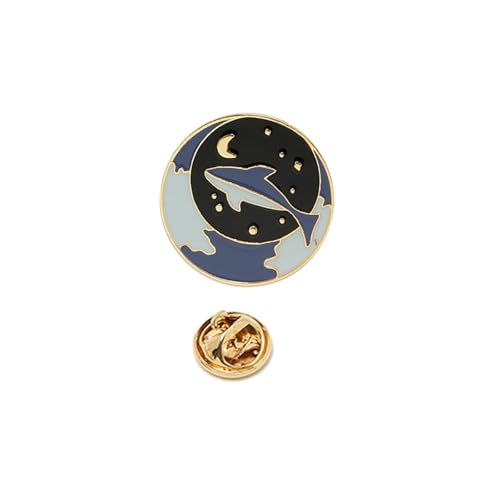Astronaut Star Whale Paar Broschen Gold Silberschildstifte Leicht 2 5 Cm Romanze Jubiläum Für Ihn Ihr Leichtes Astronaut Sternennadel von Zuoeay