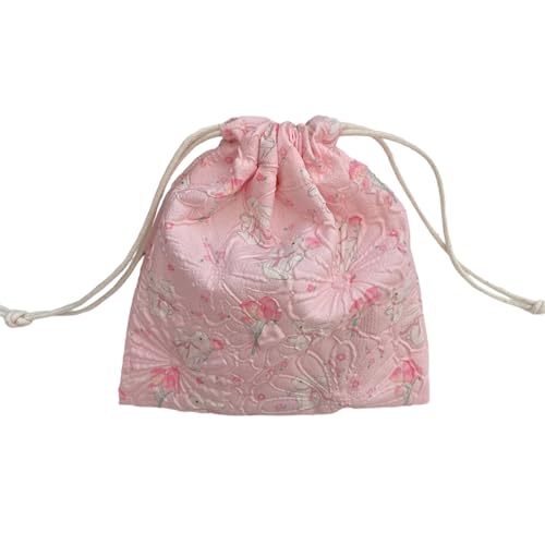 Cartoon Draw String Bag Lagerbeutel Kompaktes Kosmetikbeutel Make Up Organisiert Für Pinsel Travel Essentielles Leichter Kordelzug Beutel von Zuoeay