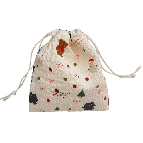 Cartoon Draw String Bag Lagerbeutel Kompaktes Kosmetikbeutel Make Up Organisiert Für Pinsel Travel Essentielles Leichter Kordelzug Beutel von Zuoeay