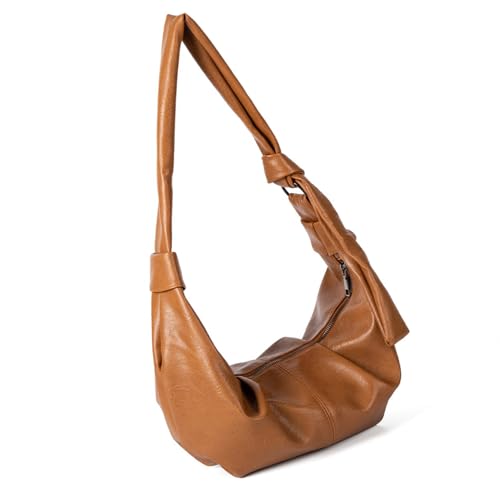 Damen PU Leder Umhängetasche Knödel Geldbeutel Casual Handtasche Weiche Crossbody Tasche Für Den Täglichen Gebrauch Und Reisen Crossbody Geldbörse von Zuoeay