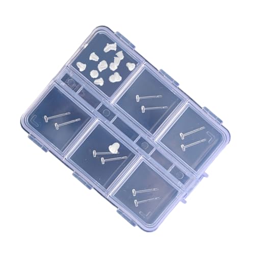 Elegante Klare Sportohrringe Für Empfindliche Ohren Weich von Zuoeay