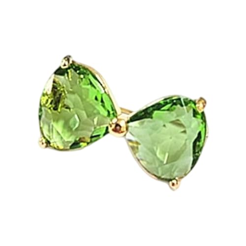 Elegante Kristalle Bowknot Brosche Legierung Schmuck Für Eine Formelle Veranstaltung Sicherer Pin Bequemer Zubehör Formelles Anlass von Zuoeay