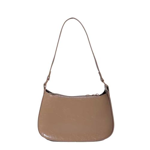 Elegante PU Leder Umhängetasche Für Frauen Modische Unterarmgeldbeutel Freizeittasche Für Gelegenheitsausflüge Und Tägliche Verwendung Weicher Reißverschlussbeutel von Zuoeay