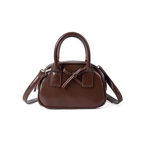 Elegante PU Leder Umhängetasche Mit Bögen Detaillierter Satchel Handtasche Crossbody Geldbörse Für Ästhetische Modeliebhaber Trendige Frauentasche von Zuoeay