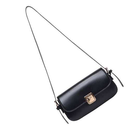 Elegante Unterarmtasche PU Leder Umhängetaschen Elegante Feste Farbe Freizeithandtasche Für Den Täglichen Gebrauch Und Besondere Anlässe Retro Geldbörse von Zuoeay