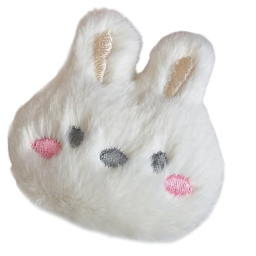 Entzückende Kaninchen Face Brosche Plüschpullover Abzeichen Bequeme Kleidung Pin Accessoires Für Partys Und Alltag Rucksack Charme Brosche von Zuoeay