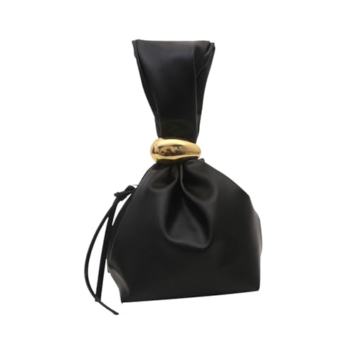 Falten Eimer Tasche Für Frauen Elegante PU Leder Handtasche Freier Abend Geldbeutel Mit Geräumigem Innenraum PU Leder von Zuoeay