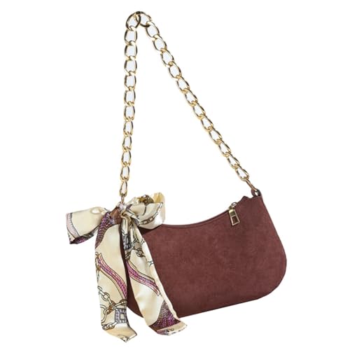 Frauen Bag Fashion Crossbody Gold Kette Schulter Top Handtasche Handtasche Einkaufen PU Leder Achselhöhle Winter Crossbod von Zuoeay