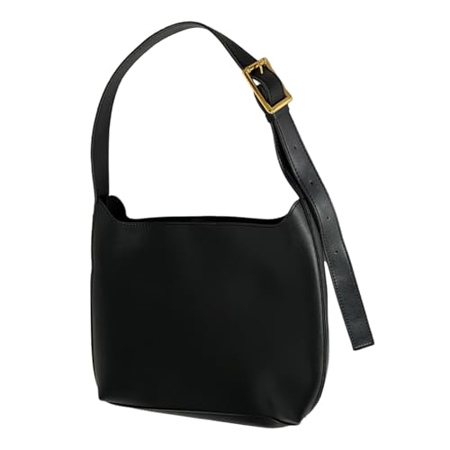 Frauen Eimer Bag Japanische Stile Crossbody PU Leder Schulter Großkapazität Messenger Für Alltägliche Frauen Große Kapazität Schulter Eimer Japanische Stile Crossbody von Zuoeay
