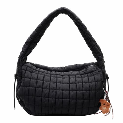 Frauen Gepolstert Crossbody Bag Leichte Gesteppte Designs Nylon Satchel Umhängetasche Zum Pendeln Und Einkaufen Täglich Gebrauch Handtasche von Zuoeay