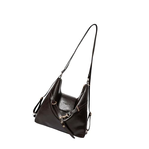 Frauen Retro Crossbody Tasche Große Kapazität Schulter Pendeln PU Leder Rucksack Trendy Geldbeutel Und Handtasche Frauen Schulter Großer Kapazität Crossbody Geldbörse Und Handtasche Für Jeden von Zuoeay