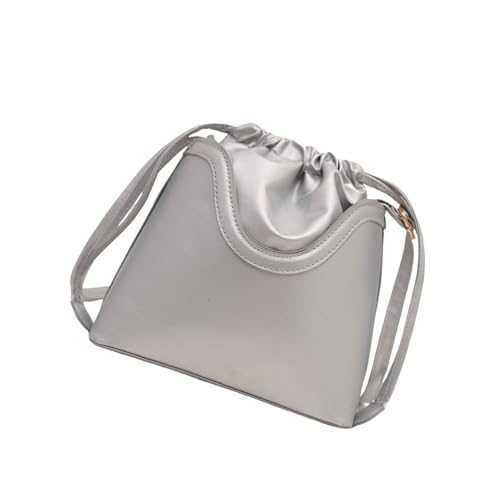 Frauen Schulterkreuzkörperbeutel Kordelschneider PU Leder Achselgrüner Achselhöhle Für Tägliche Reisen Frauen Draw String Schulterkreuzkörper Großer Kapazität Achselhöhle von Zuoeay