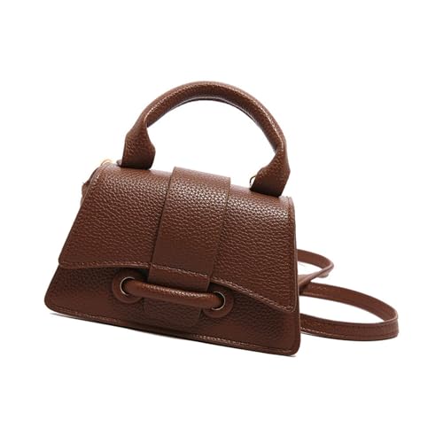Frauen Solid Color Umhängetasche Top Casual Crossbody PU Leder Handtasche Modemessen Messener Feste Farben Schulter Für Frauen Leder Handtasche Korean Styles Crossbody von Zuoeay