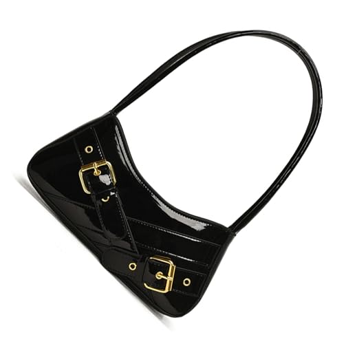 Frauen Tasche Retro Achselhändler Handtasche Geldbörse Reisen Einkaufsmöglichkeiten Unterarm Punk Styles Schulter Für Urlaub Frauen Schulter Mode Achsel von Zuoeay