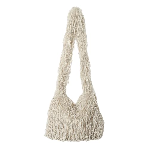 Frauen Umhängetasche Koreanische Stile Taten Plüsch Messenger Hand Tasche Winter Crossbod von Zuoeay