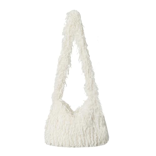 Frauen Umhängetasche Koreanische Stile Taten Plüsch Messenger Hand Tasche Winter Crossbod von Zuoeay