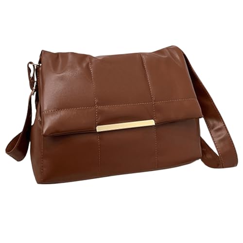 Frauen Umhängetasche Square Große Kapazitätsboten Handtasche Einkauf Von PU Leder Crossbod von Zuoeay