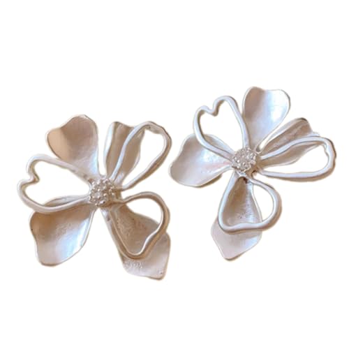 Geometrische Blumenohrringe Gold Styles Drop Bequeme Kleidung Für Trendige Modeliebhaber Täglich Benutzen Mode Für Frauen von Zuoeay