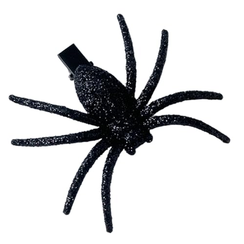 Glitzernde Halloween Arachnid Haarclip Plastik Haarnadel Mode Kopfbedeckung Für Frauen Kinder Leichtes Partyzubehör Halloween Arachnid Hair Clip von Zuoeay