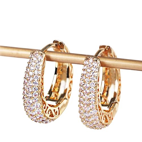 Hohlreizoop Ohrringe Für Frauen Modische Kreise Geformte Übertrieben Ohranhänger Eleganter Abend Schmuck Statement von Zuoeay