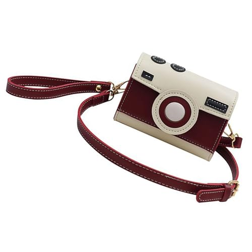 Korean Styles Crossbody Tasche Für Frauen PU Leder Schulterkamera Form Messenger Mode Handtasche Telefon PU Leder Schulter Kamera Form Crossbody Trend Messenger von Zuoeay