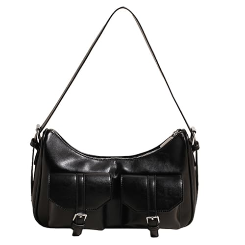 Korean Styles Umhängetasche Retro Crossbody PU Leder Achselhirp von Zuoeay