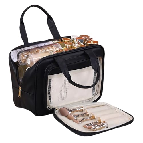 Make Up Beutel Tragbare Kosmetische Reise Mit Großer Kapazität Reisen Make Up Fall Organisatoren Mit Und Teiler Für Frauen Mädchen Reisen Toilette Für Frauen von Zuoeay