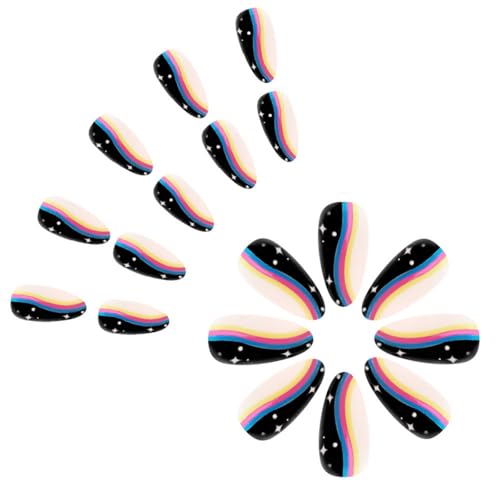 Mandelnägel Tipps Gefälschte Klebsträger Auf Stick Press Künstlich Falsch Für Frauen Girls Geschenke Design Falsch Nagel von Zuoeay