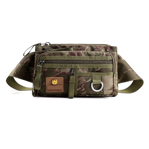 Mode Chest Bag Für Frauen Mann Wasserfestes Crossbody Multilayer Gürtel Taille Pack Große Kapazität Mehrschichtige Brust Cross Body Gürtel Packung Mit Großer Kapazität von Zuoeay