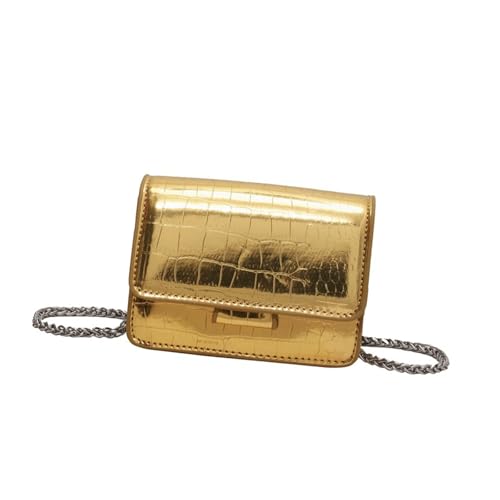 Mode Damen Crossbody Bag Square Mit Elegantem Kettengurt PU Leder Umhängetaschen Satchel Geldbörse Leichtes von Zuoeay