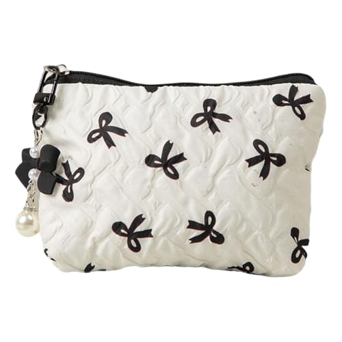 Mode Make Up Tasche Bowknot Aufbewahrung Organisierter Und Bequemer Polyester Kosmetik Reisekoffer Für Frauen Und Mädchen Polyester Handtasche von Zuoeay