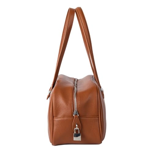 Moderne Frauen PU Leder Umhängetasche Achselhalterung Handtasche Mit Spaiköser Innenausstattung Für Tägliche Essentielle PU Lederhandtasche von Zuoeay