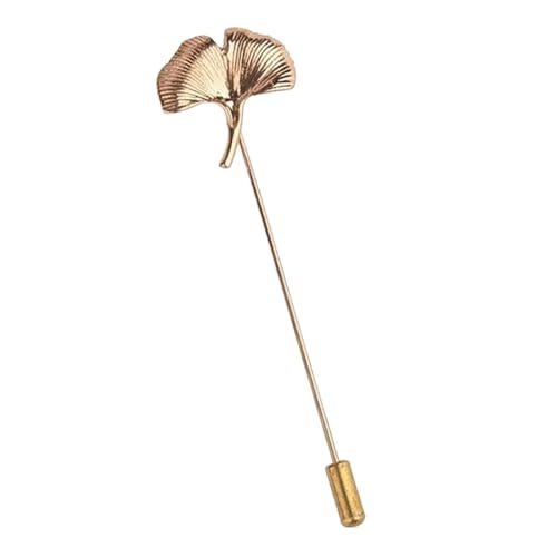 Multipurpose Lustig Anspruchsvoller Gingko Leaf Brosche Elegante Designs Tragbares Modezubehör Für Daily Outfit Artistics Designs Pin von Zuoeay