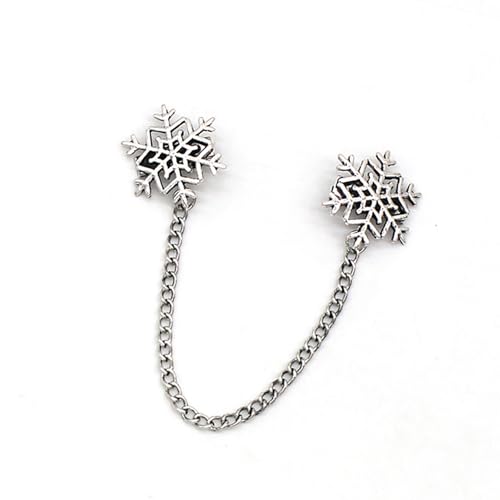 Pullover Kette Clip Frauen Mädchen Strickwege Schal Brosche Stecknadel Modische Strickjacke Kragen Clip Schmuck Für Geschäftstreffen Legierte von Zuoeay