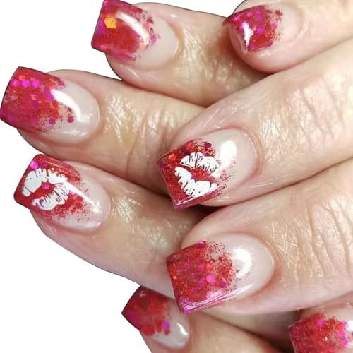 Quadratische Nägel Tipps Gefälschte Klebsträger Auf Stick Press Künstlich Falsch Für Frauen Und Mädchen Kleben Auf Falschen Nagel von Zuoeay