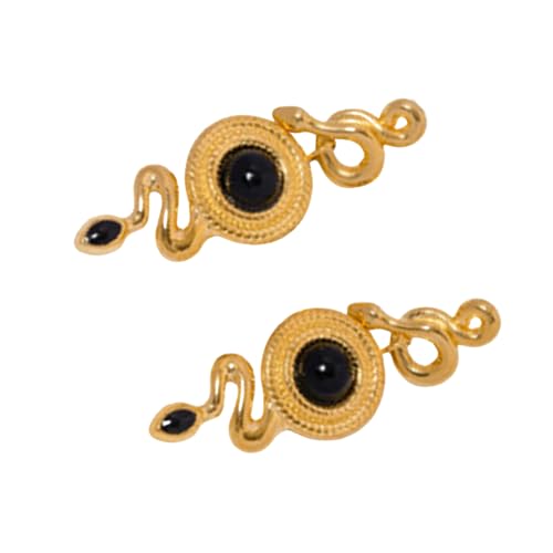 Schlangenform Ohrringe Dangle Ohrringe Tierschmuck Legierung Textur Ohrzubehör Perfekt Für Mode Individuen Einzigartige Modeschmuck von Zuoeay