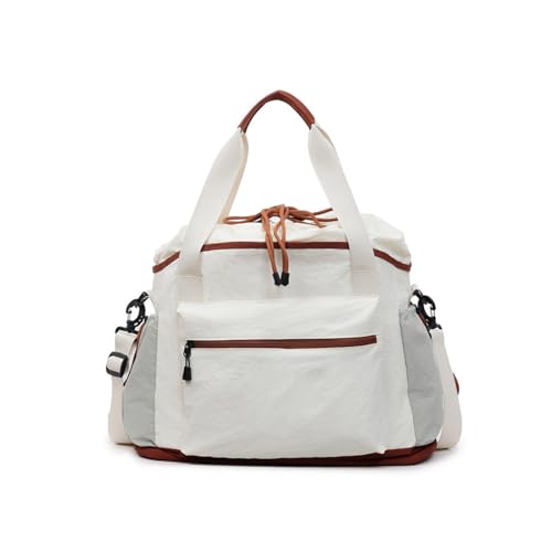 Sports Fitness Tasche Für Frauen Mädchen Reisen Reisetaschen Leichtes Gewicht An Wochenenden Wasserresistent Über Nacht Taschen Reis von Zuoeay