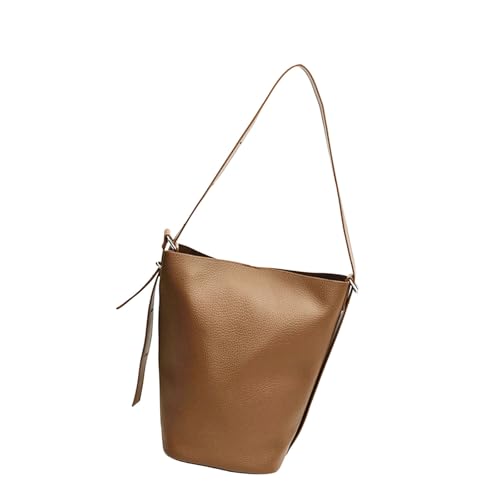 Stilvolle Frauen Unterarm Tasche PU Leder Bucket Geldbeutel Umhängetasche Party Satchel Handtasche Geeignet Für Verschiedene Outfits Casual Outing Handtasche von Zuoeay