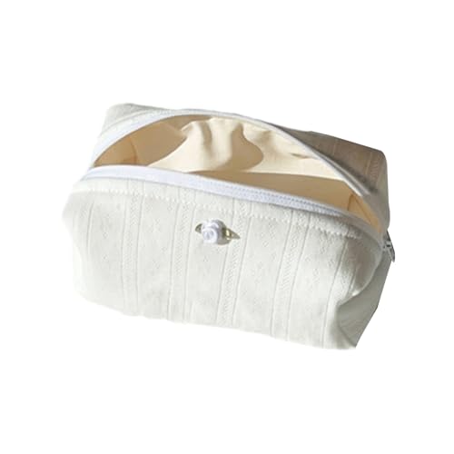 Stilvolle Gesteppte Baumwoll Make Up Beutel Mit Reißverschlüssen Für Frauen Und Mädchen Sichern Stilvolle Kosmetische Kosmetische Organisierte Weiche Baumwoll Make Up von Zuoeay