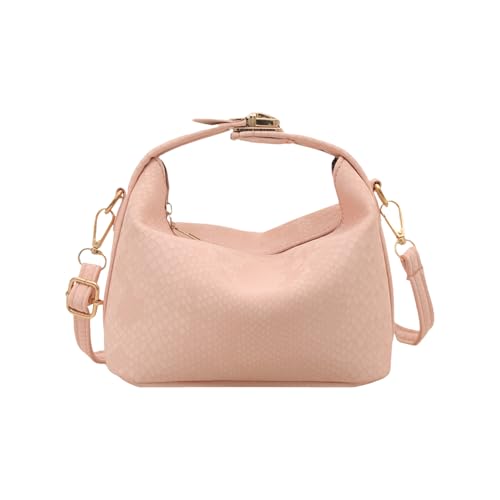 Stilvolle Umhängetasche Für Frauen Top Feste Farbschotter PU Leder Crossbody Einfache Handtasche Schulter Schulter Einfacher Crossbody Top PU Leder Messenger von Zuoeay