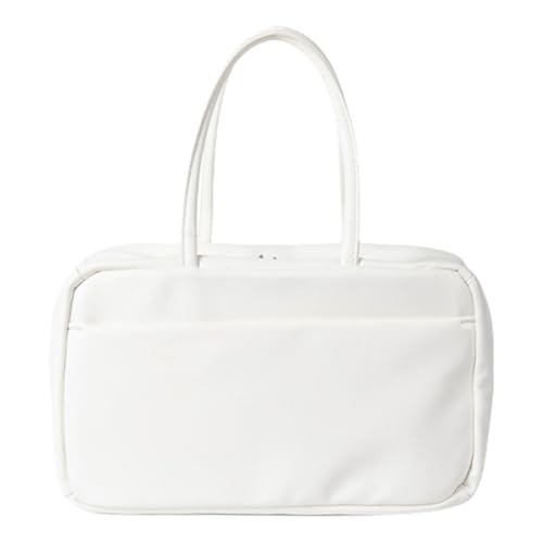 Trendy Damens Top Tasche PU Leder Handheld Taschen Reisen Lässig Satchel Retro Handtaschen Für Tägliche Essential Top Grifftasche von Zuoeay