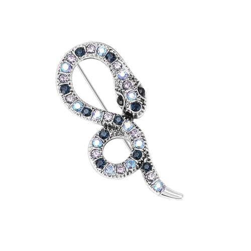 Zarte Strasssteine ​​Brosche Partykleid Pin Einzigartige Schlange Geeignet Für Frauen Die Kleider Und Anzüge Für Frauen Verleihen von Zuoeay