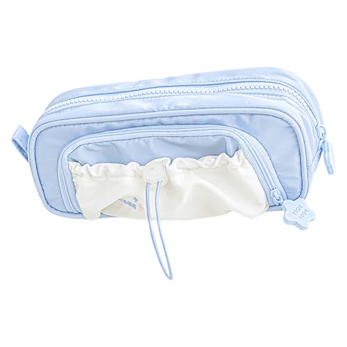 Zipper Bleistiftkoffer Hochkapazität Stifthalter Tasche Mehrere Kompartimente Tragbare Stift Organisatoren Reisen Kosmetikbeutel Starry Draw String Stifte Gehäuse von Zuoeay