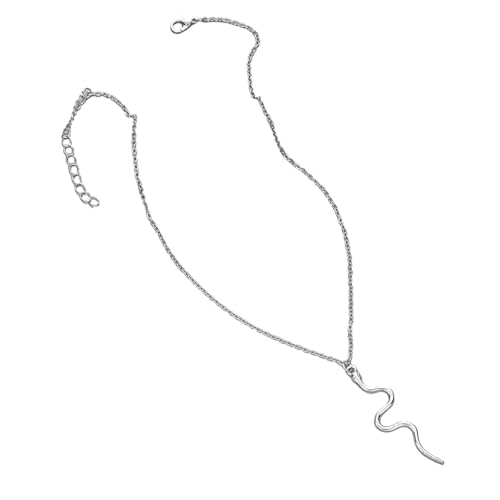 Zögerliche Schlangen Halskette Juwely Unterscheidbar Gold/Silber Schlange Anhänger Halskette Halskettenbrand Für Alle Anlässe Robuste Goldkette von Zuoeay