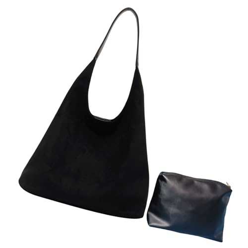 Zuoeay 2pcs Vielseitige Frauenhandtasche Weiche Unterarmtaschen Mode Umhängetasche Mit Make Up Tasche Für Büroreisen Und Arbeit Herbsthandtasche von Zuoeay