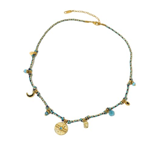 Zuoeay Einzigartige Halskette Party Datum Geflochten von Zuoeay