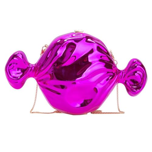 Zuoeay Einzigartige Süßigkeitenform Acryl Abendbeutel Mit Schultergurt Crossbody Geldbörse Für Besondere Anlässe Stylish Accessoire Verstellbarer Riemenbeutel von Zuoeay